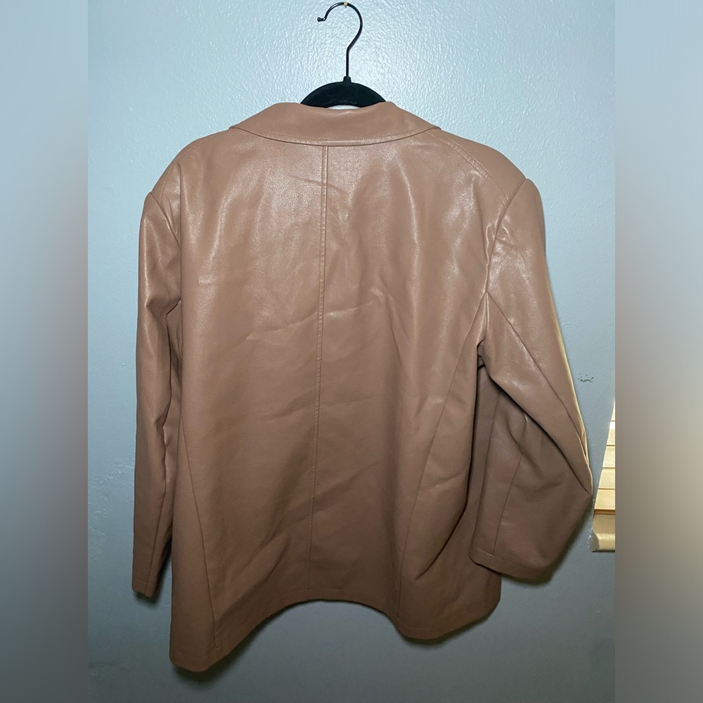 Nasty gal faux leather blazer- 8 - Picture 2 of 4